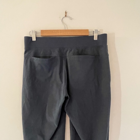 Athleta Navy Stretch Travel Chic Pants Womens 4 Tall Normcore Pockets Lounge - Picture 6 of 14